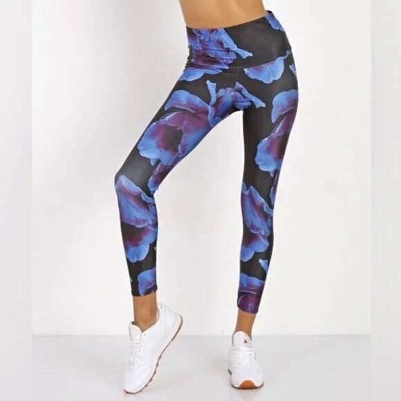 Onzie Womens XS midnight anemone leggings - Picture 12 of 12